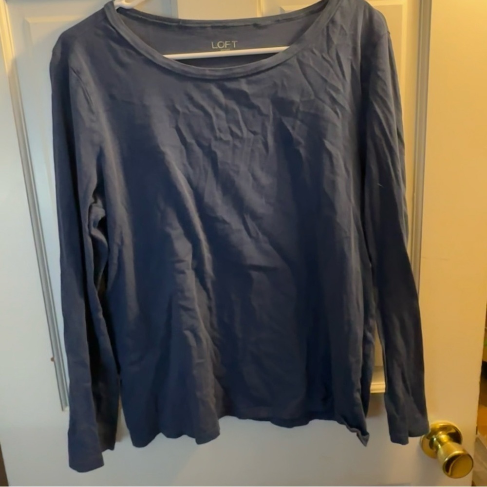 Loft Outlet Blue Long Sleeve